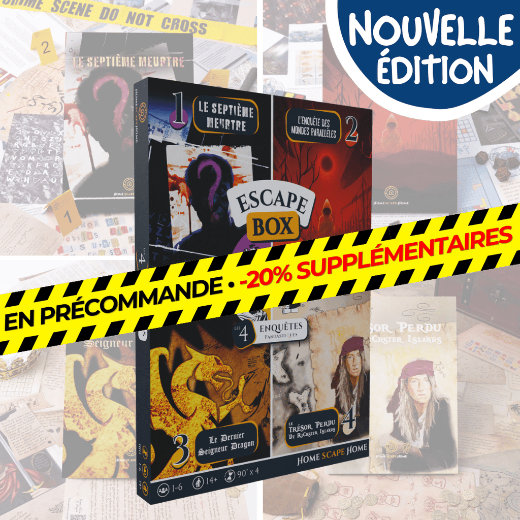 Escape Box - Les 4 enquêtes fantastiques