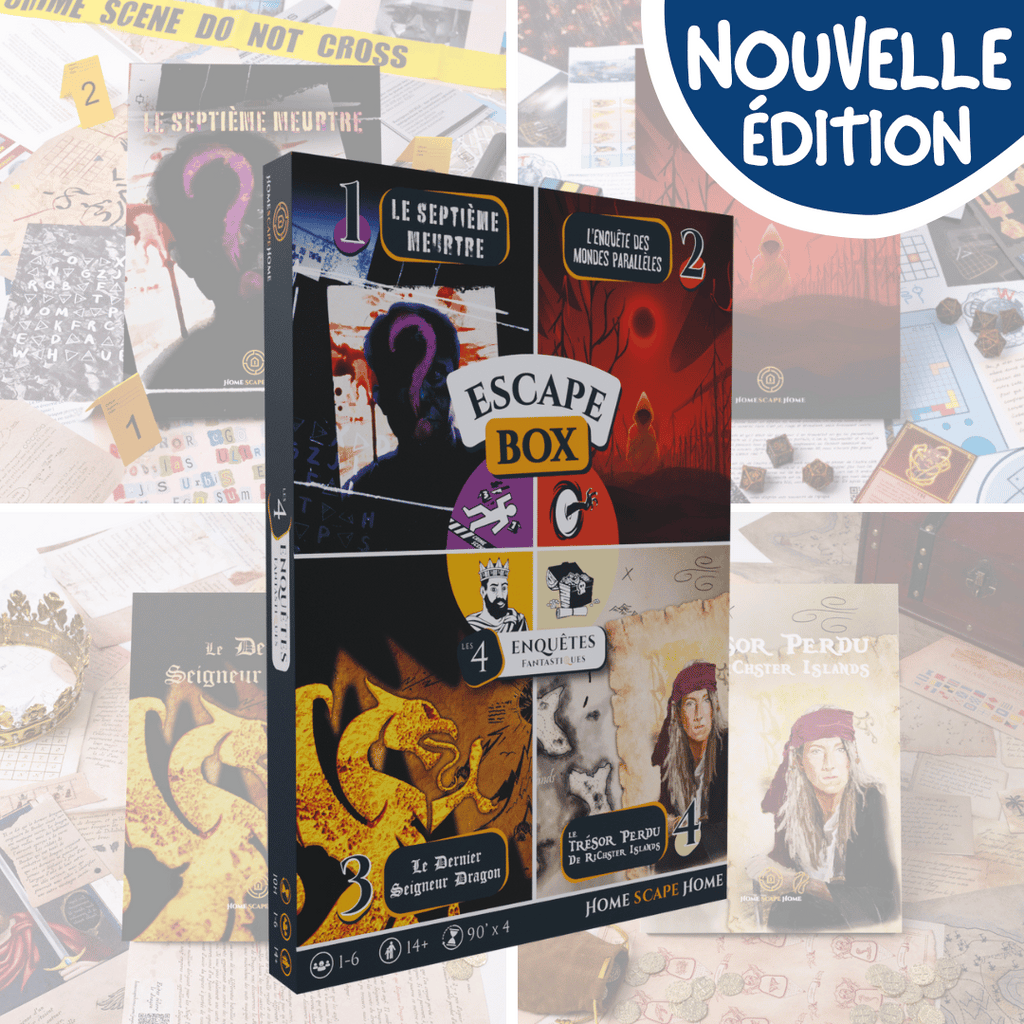 Escape Box - Les 4 enquêtes fantastiques