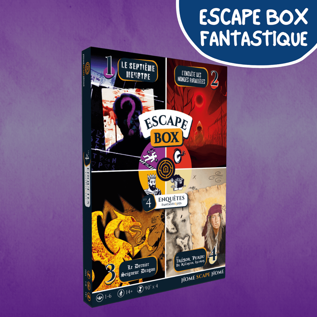 Escape Box - Les 4 enquêtes fantastiques