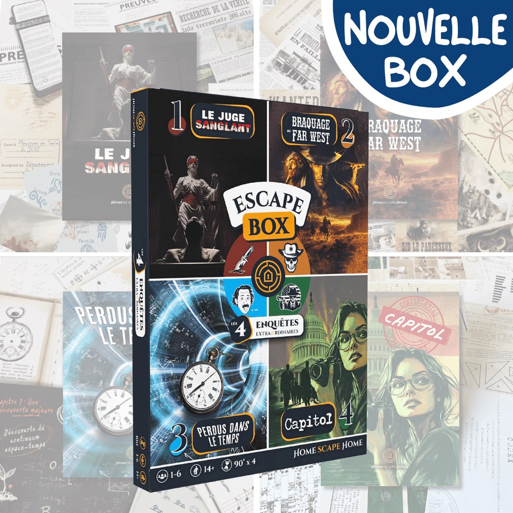 Escape Box - Les 4 enquêtes extraordinaires