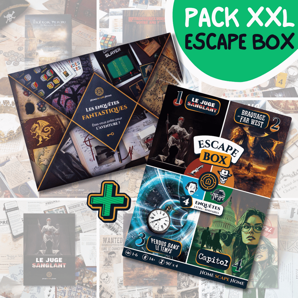 Escape Box - Le Pack XXL 8 enquêtes